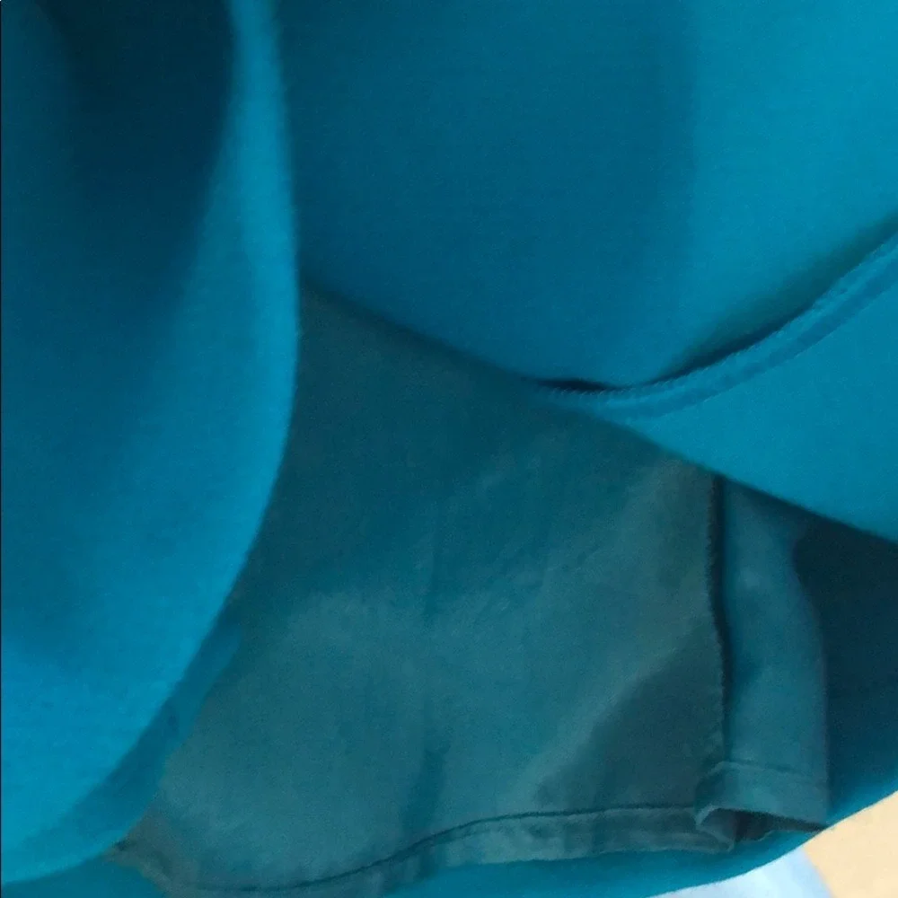 Banana Republic‎ Teal Blue A-Line Skirt Women Size 10 Knee Length Tailored Work